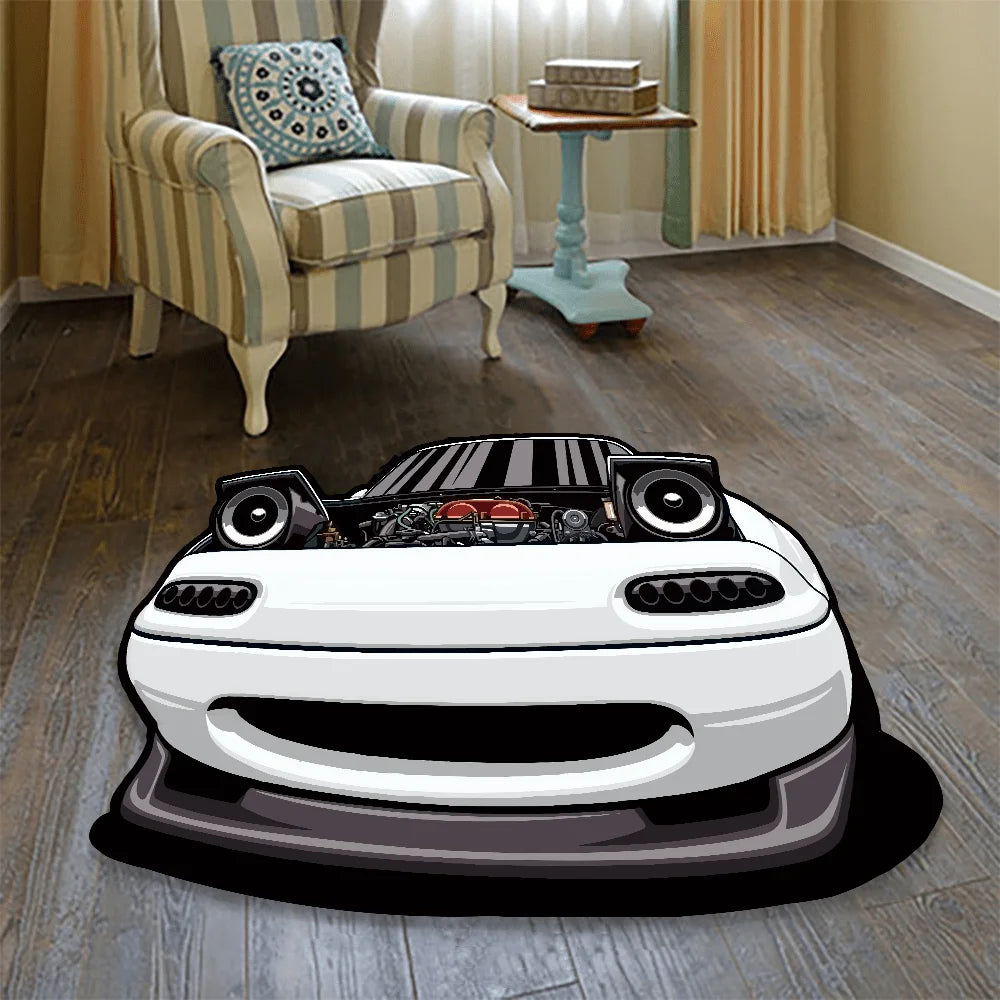 JDM Inspires Pop-Up Lights Car Rug