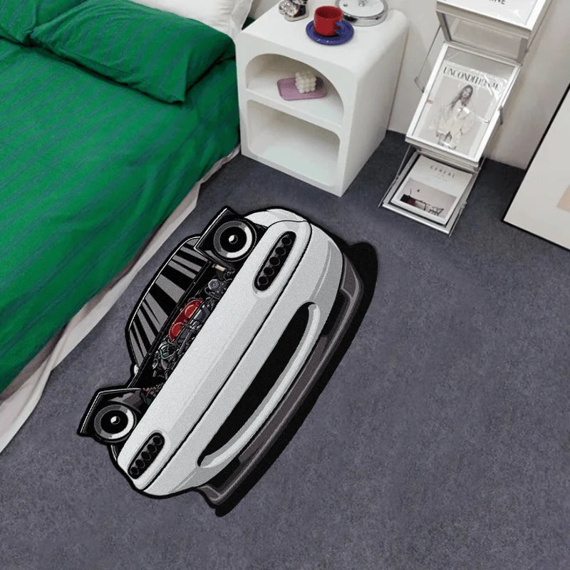 JDM Inspires Pop-Up Lights Car Rug