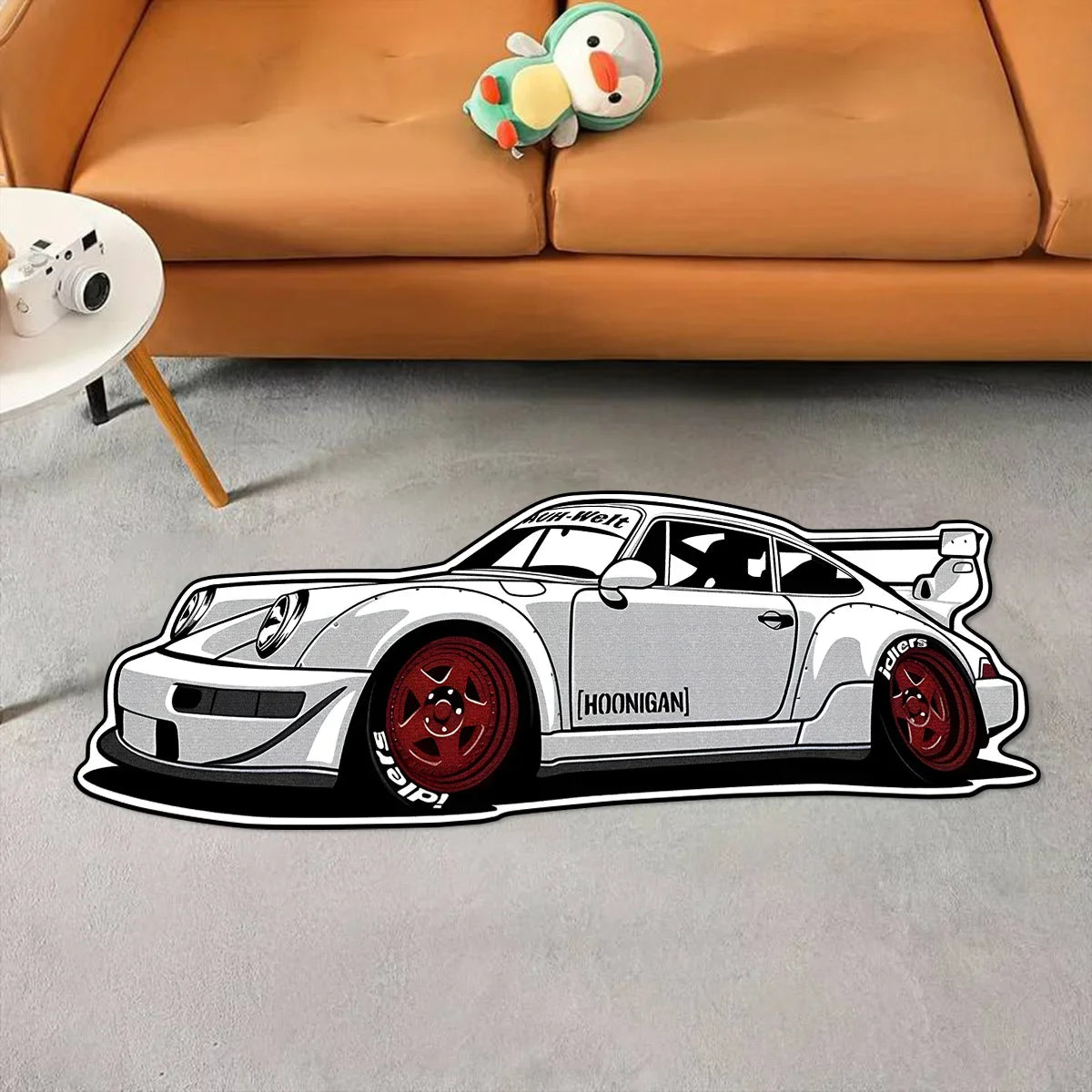 Hoonigan Inspired German Race Car Rug