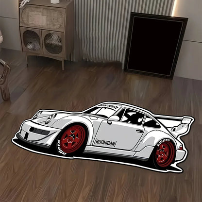Hoonigan Inspired German Race Car Rug