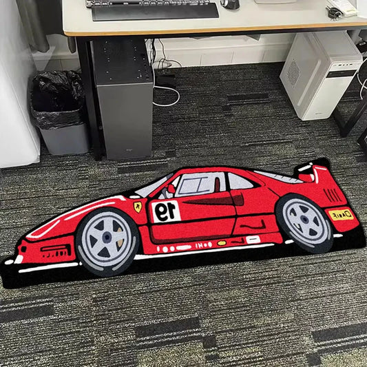 Italian Vintage Car Inspired Rug